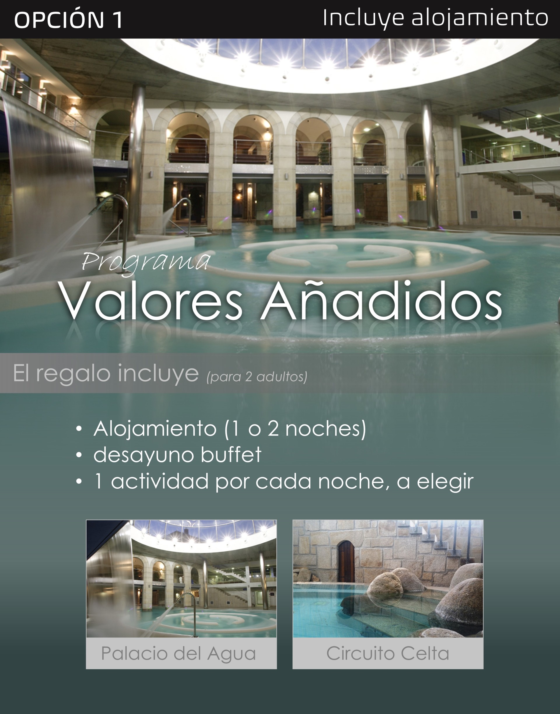 Balneario de Mondariz. Galicia - Golf, Balneario, Palacio del Agua - Spa. Reservas ofertas online