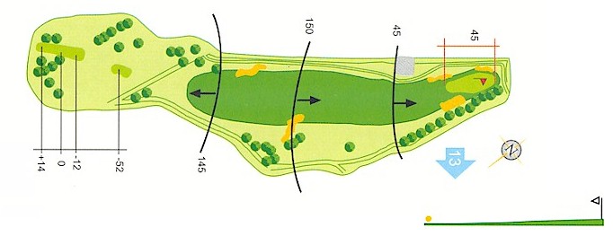 Hoyo 12 Campo de Golf Mondariz