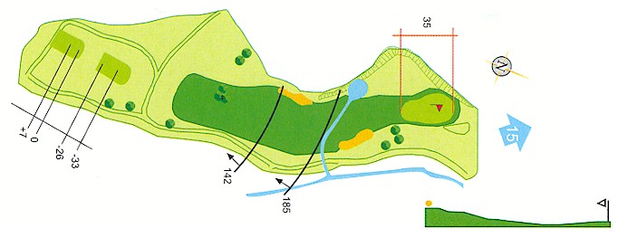 Hoyo 14 Campo de Golf Mondariz