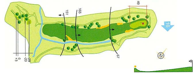 Hoyo 15 Campo de Golf Mondariz