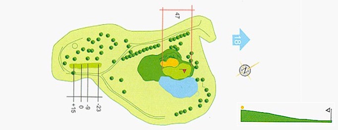 Hoyo 17 Campo de Golf Mondariz