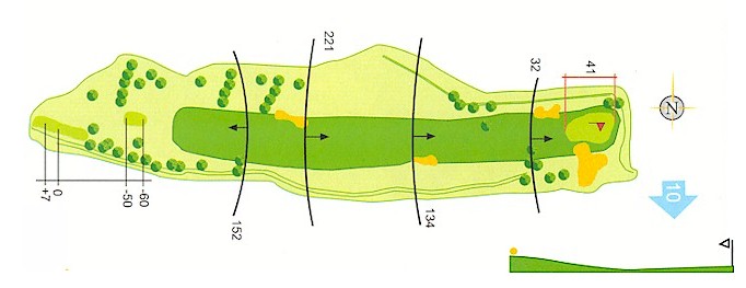 Hoyo 9 Campo de Golf Mondariz